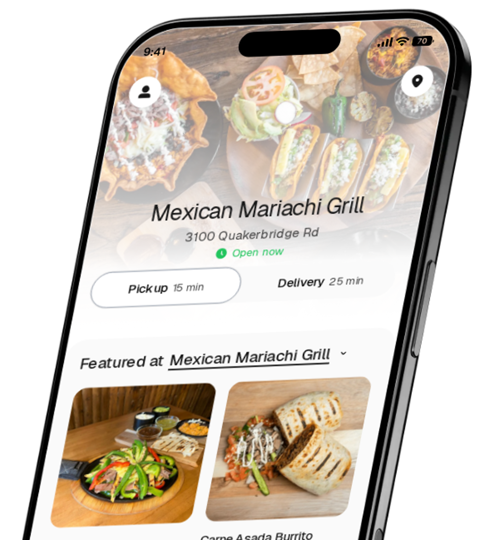 Mexican Mariachi Grill app preview