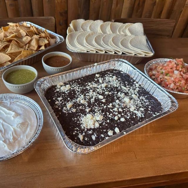 Tray Charro Beans.