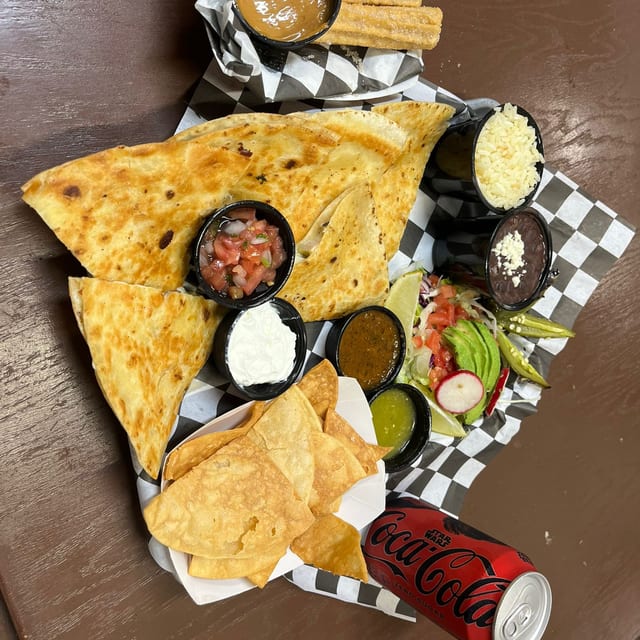 Chicken Quesadilla Combo.
