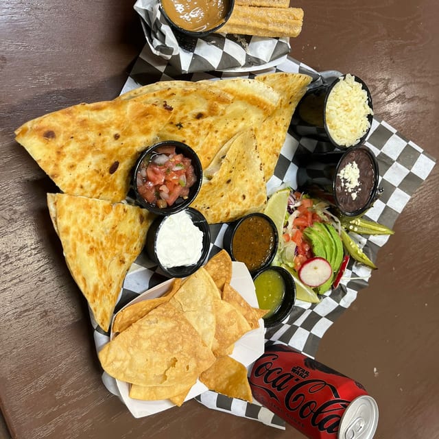 Chicken Quesadilla Combo.